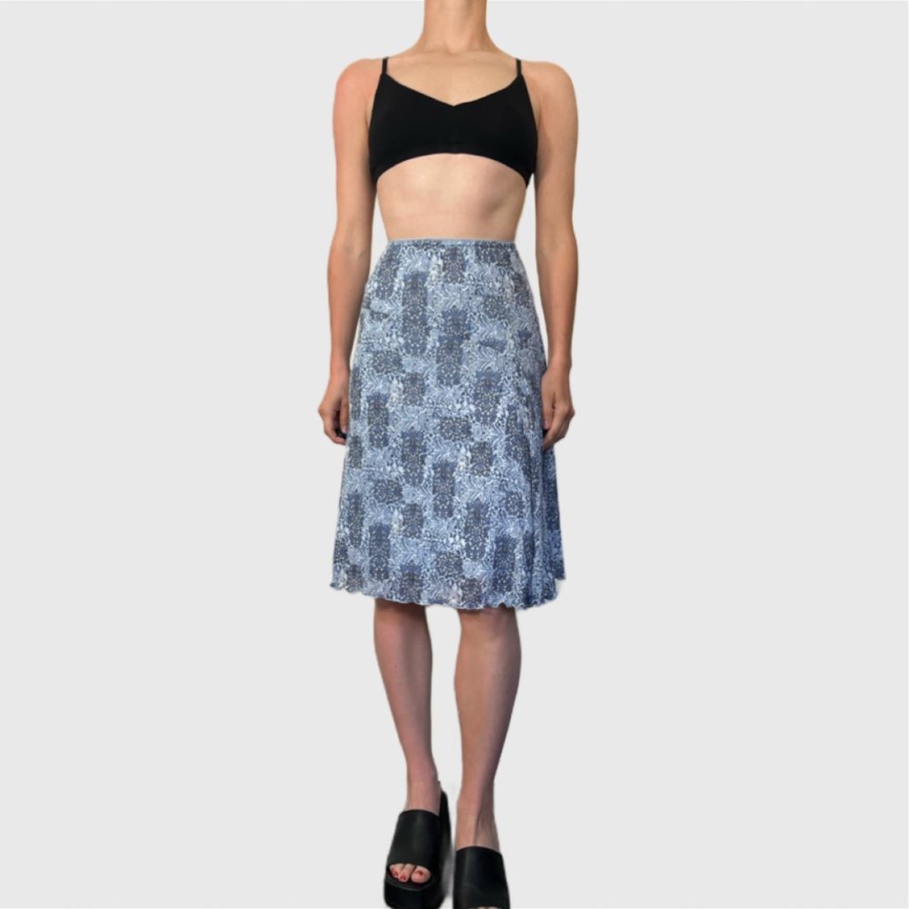 Vintage Midi Skirt - Lightweight Women's A-Line - Picture 3 of 10